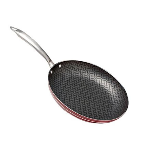 Arcosteel Honeycomb Frypan Red 26cm*