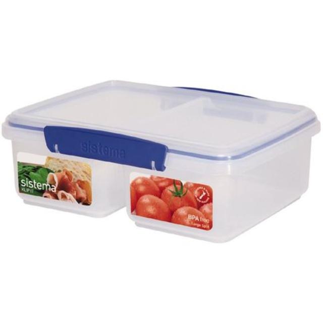 Sistema Klip It Blue Split Container 2L