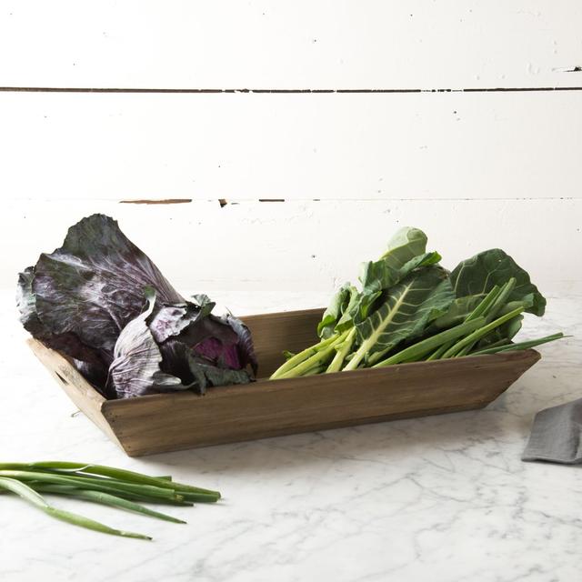 Rectangular Reclaimed Wood Trays with Handles