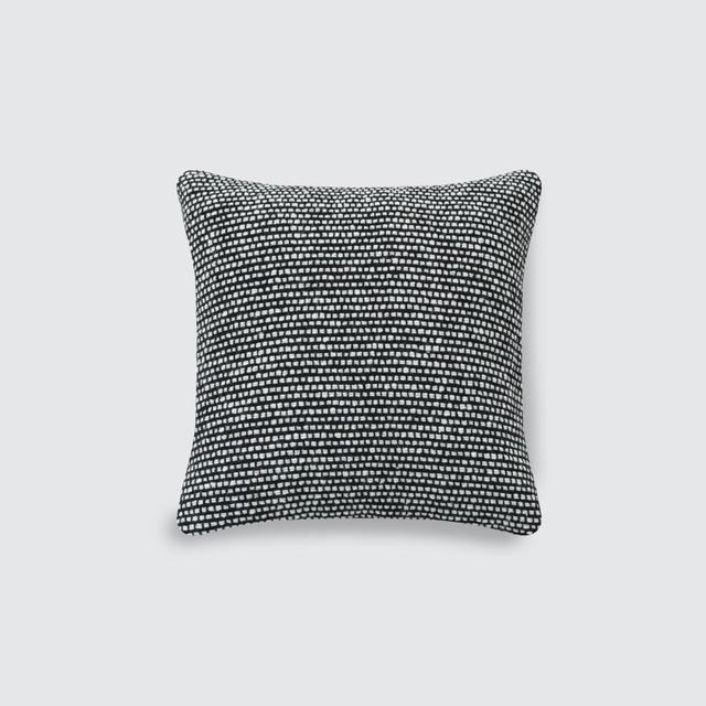 Irish Hawthorn Tweed Pillow - Black & White