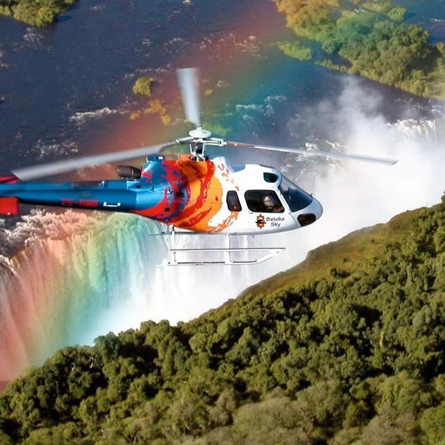 Helicopter Flight Over Victoria Falls