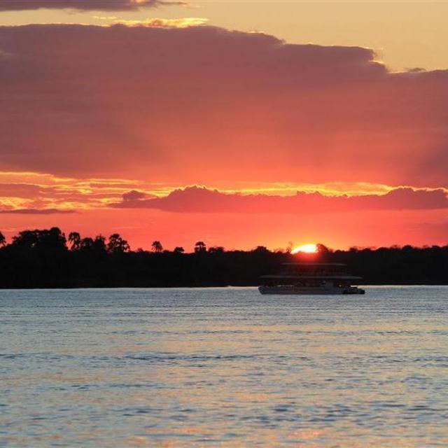 Sunset Boat Cruise on the Zambezi