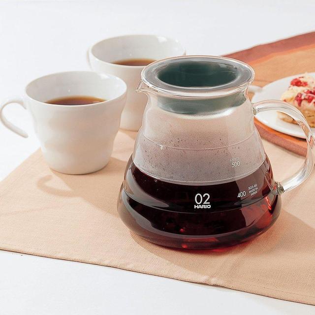 Hario V60"Clear" Glass Range Coffee Server, 800ml