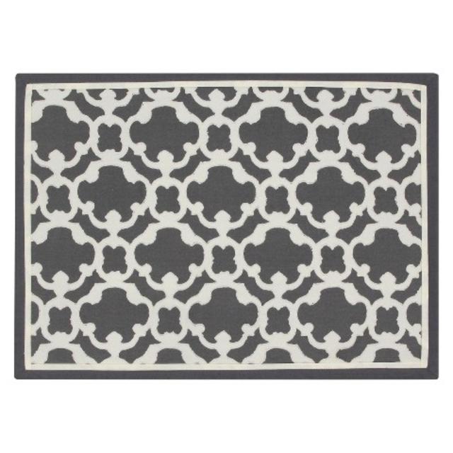Grey Lattice Placemat 
