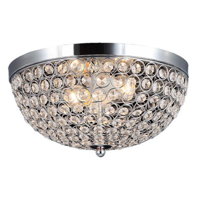 Elegant Designs 2 Light Flush Mount