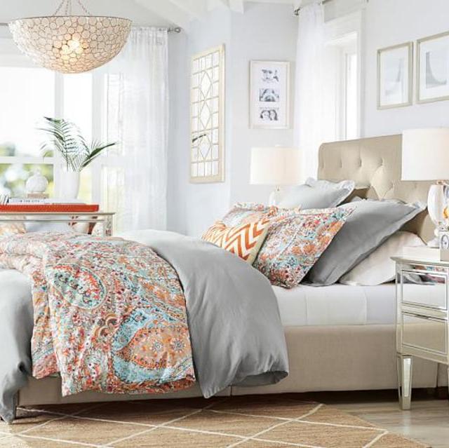 Paloma Paisley Organic Duvet Cover Queen