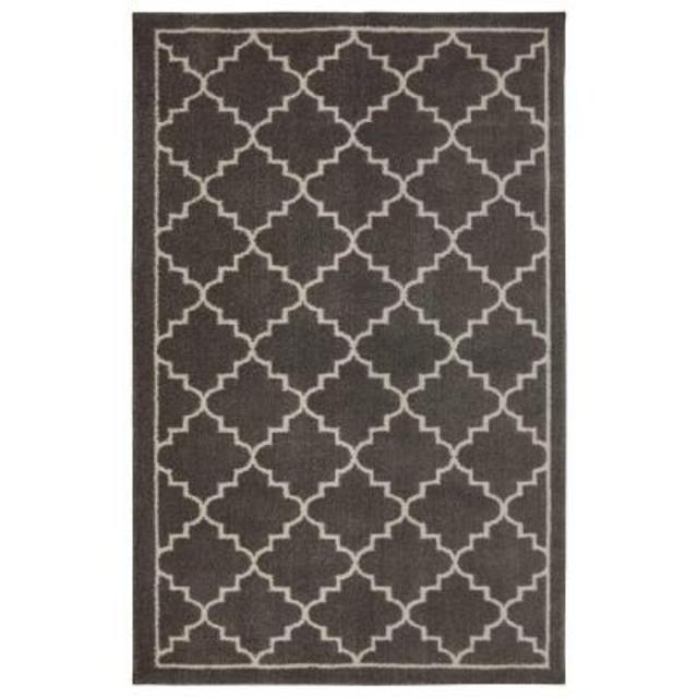 Winslow Walnut 8 ft. x 10 ft. Area Rug GREY