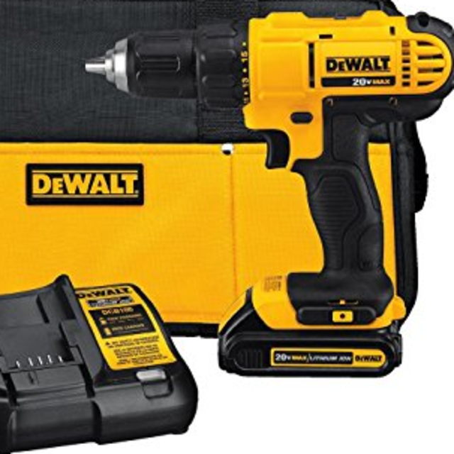 DEWALT DCK240C2 20v Lithium Drill Driver/Impact Combo Kit (1.3Ah)