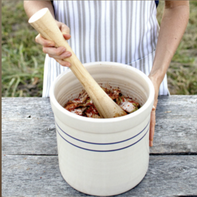 1 Gallon R&H Homestead Stoneware Crock