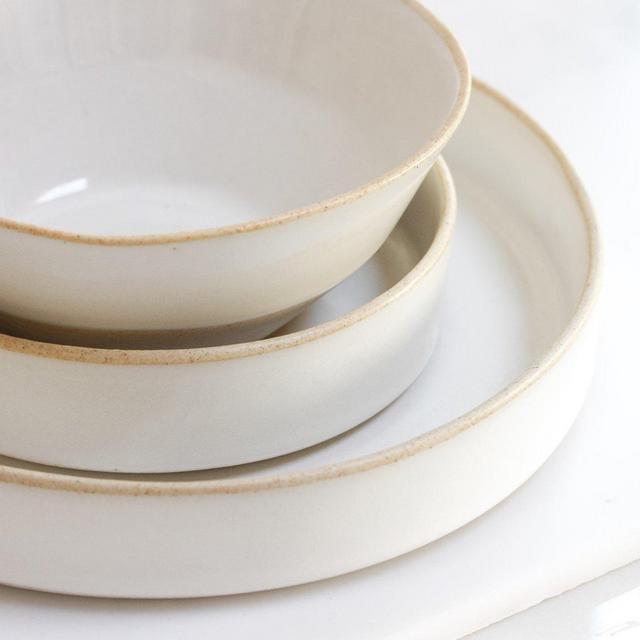 High Wall Ceramic Dinner Plate