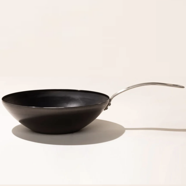 Blue Carbon Steel Wok