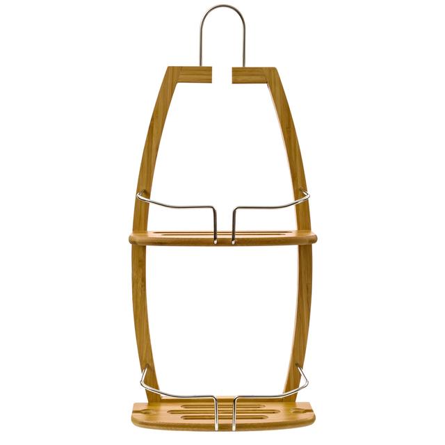 Bamboo-Shower Caddy Soap Holder