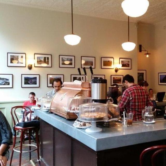 Lattes at Cafe Minerva