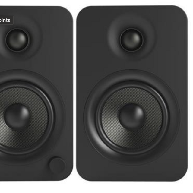 Kanto YU4 Powered Speakers with Bluetooth and Phono Preamp Bamboo