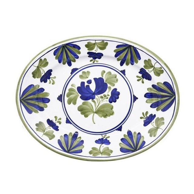 Blossom Hand-Painted Ceramic Platter