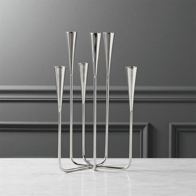 mission six taper candle holder