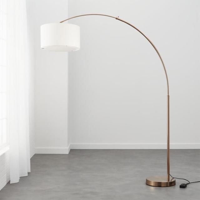 big dipper arc brass floor lamp
