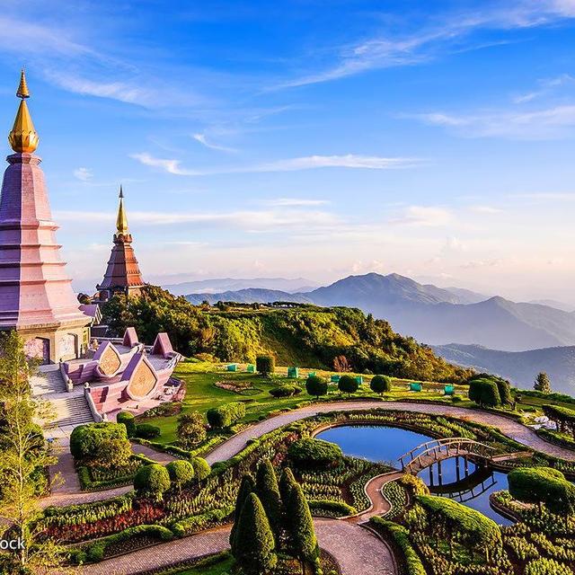 Flight from Myanmar to Chiang Mai, Thailand