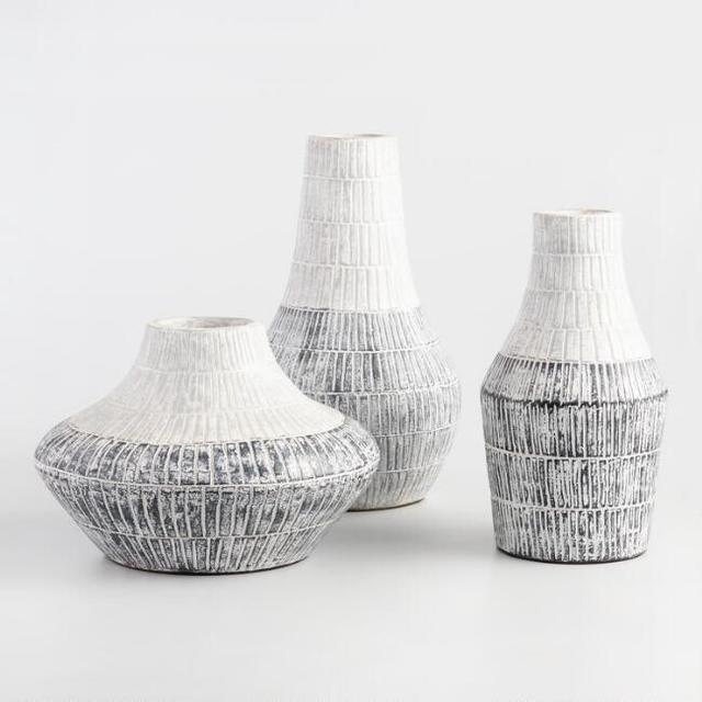 Gray Terracotta Vase