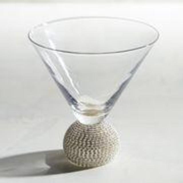 Jewel Silver Collection                                                    Stemless Martini Glass