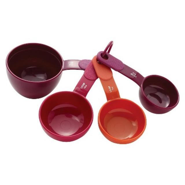 KitchenAid® 4 Piece Plastic Measuring Cup Set - Assorted Color