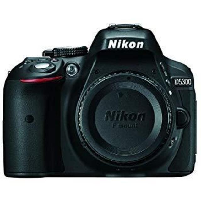 Nikon D5300 24.2 MP CMOS Digital SLR Camera with Built-in Wi-Fi and GPS Body Only (Black)