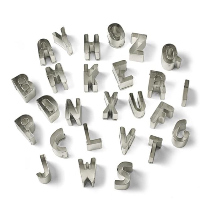 ABC Mini Cookie Cutter Set