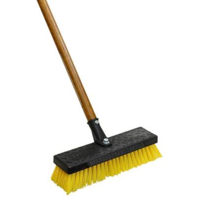 Professional 12 in. Wide Heavy-Duty Deck Brush