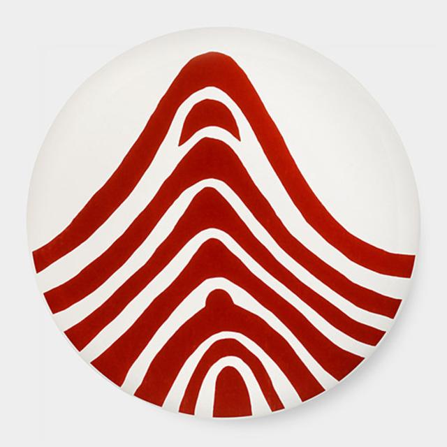 Louise Bourgeois: Red Curve Plate