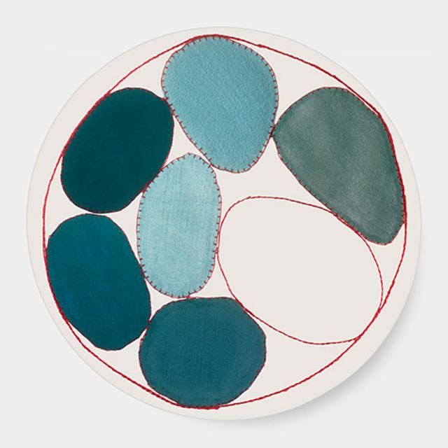 Louise Bourgeois: Blue Circles Plate