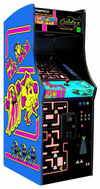 Ms. Pacman / Galaga Arcade Game