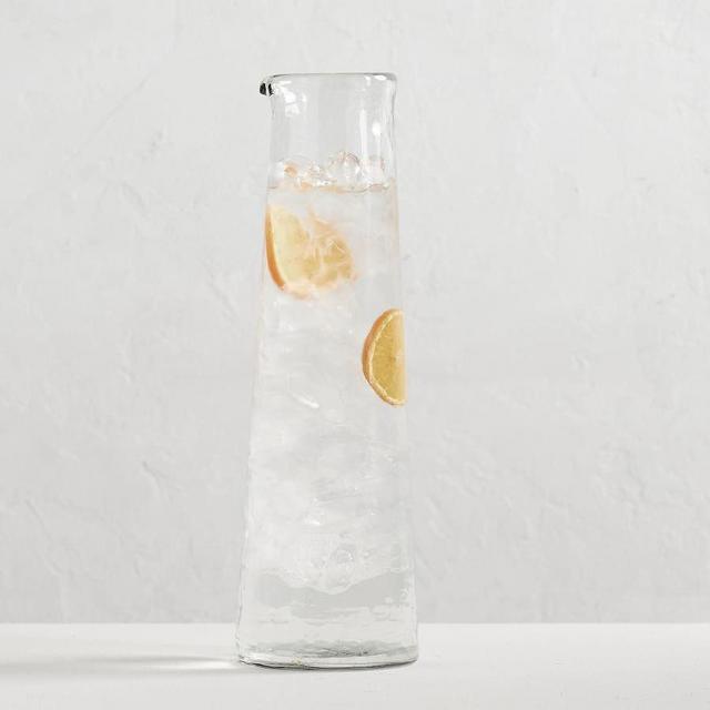 Hammered Glass Carafe