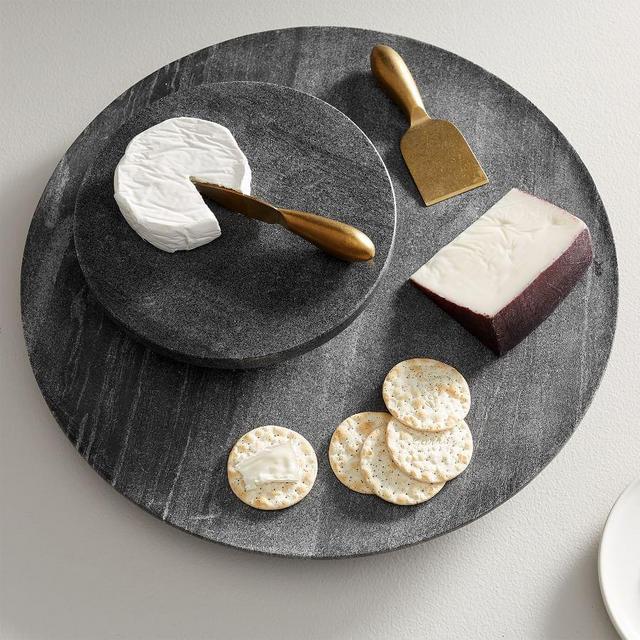 Black Marble Lazy Susan