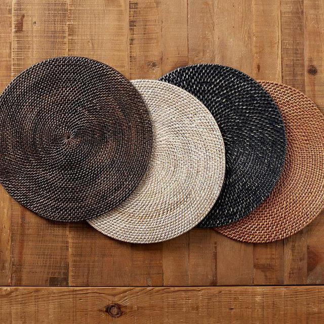 Tava Handwoven Rattan Round Placemat