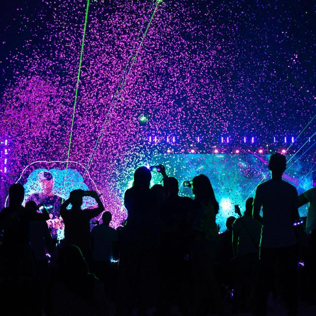 Coldplay in Barcelona, Spain