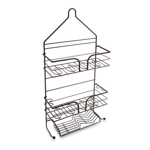 Spa Creations™ Three-Tier Matte Bronze Shower Caddy