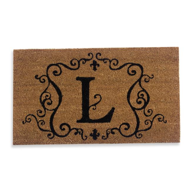 Monogram Letter "L" Door Mat Insert