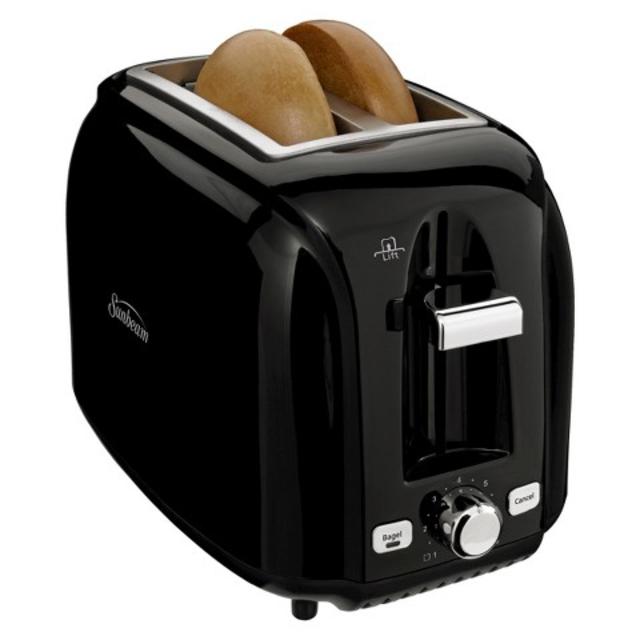 Sunbeam Black 2-Slice Toaster product details page