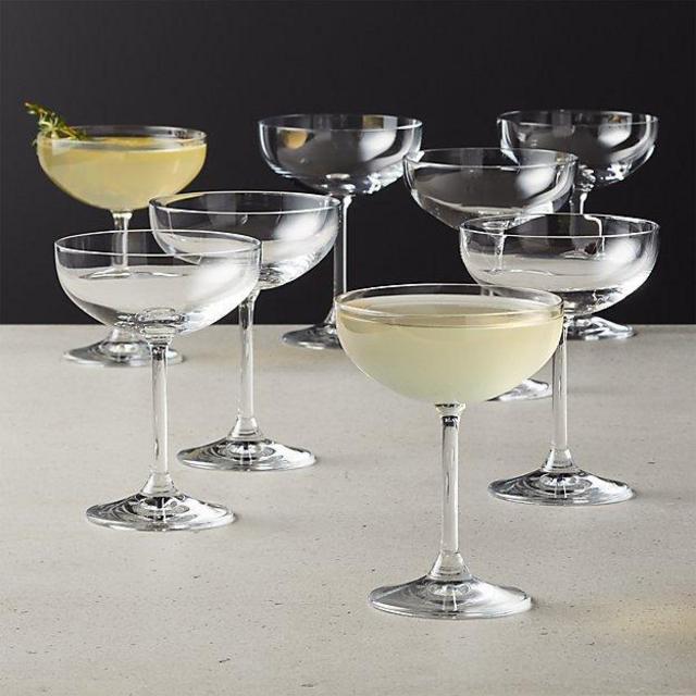 CB2 - Marie Coupe Cocktail Glasses, Set of 8