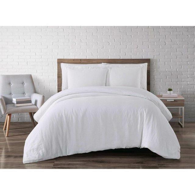 Aybar Linen 3-Piece Duvet Cover Set