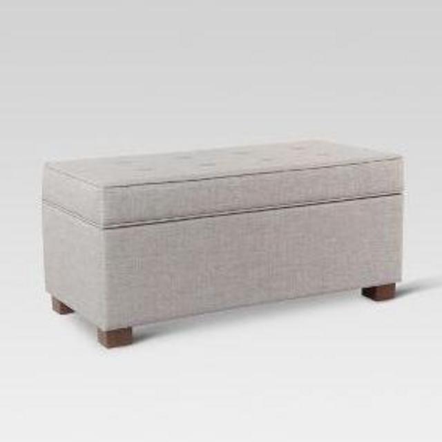 Shelton Tufted Top Storage Ottoman - Threshold™