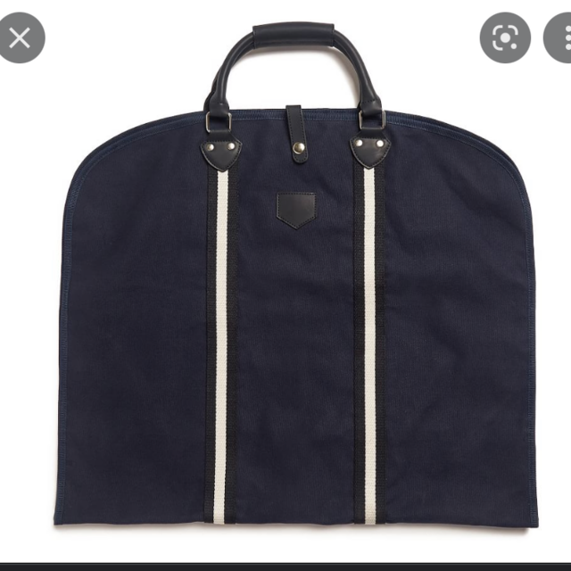 Mabel Navy Garment Bag