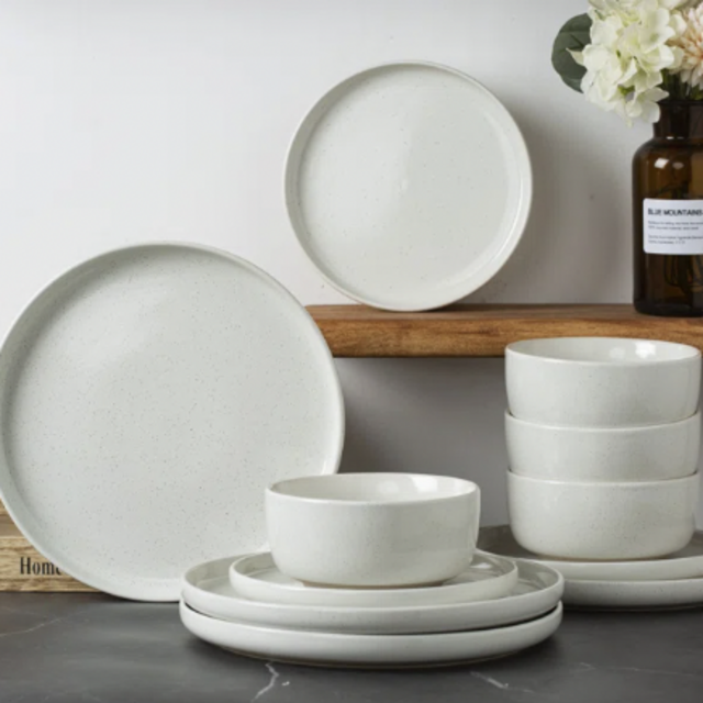 Rangou Stoneware Dinnerware Set - Service for 4 (Set of 4)
