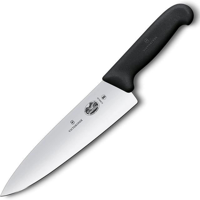 Victorinox Fibrox Pro Knife, 8-Inch Chef's FFP, 8 Inch, Black