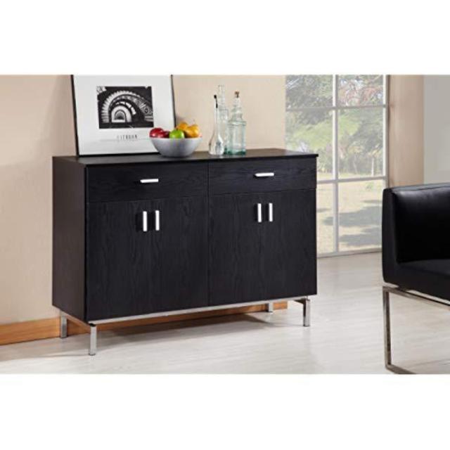 ioHOMES Knox 2-Doors Buffet, Black