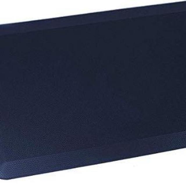 Anti Fatigue Comfort Floor Mat By Sky Mats - Commercial Grade Quality Perfect for Standup Desks, Kitchens, and Garages - Relieves Foot, Knee, and Back Pain, 20x32 Inch, Dark Blue