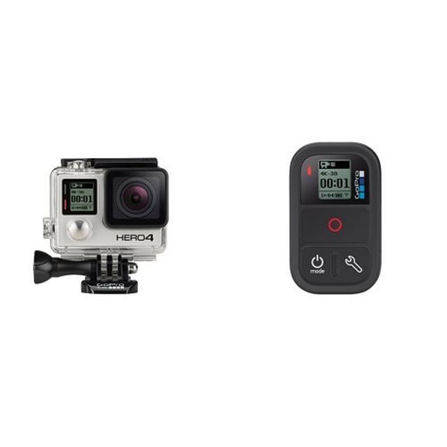 GoPro HERO4 BLACK 4K Action Camera + GoPro Smart Remote