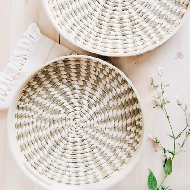 Connected Goods Lola Woven Bamboo Tray