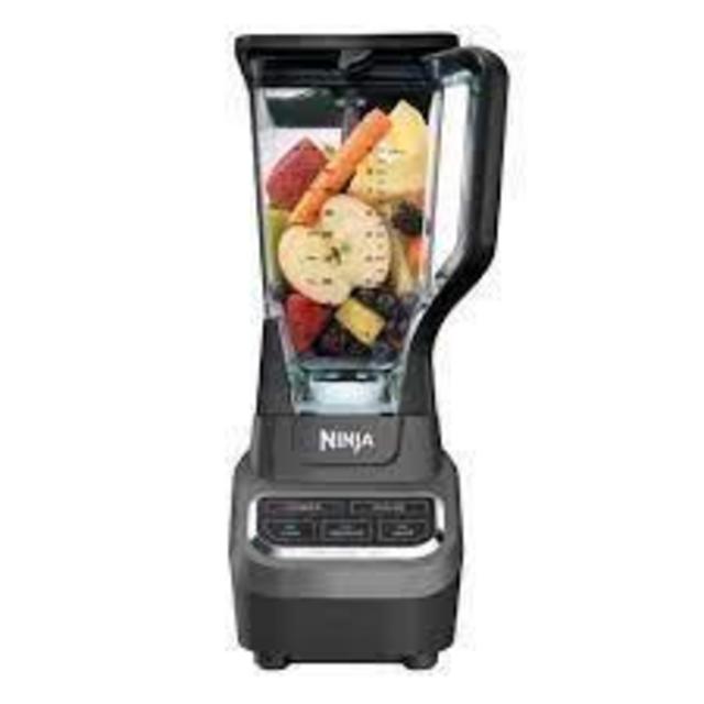 Ninja Professional 72 Oz Countertop Blender with 1000-Watt Base and Total Crushing Technology for Smoothies, Ice and Frozen Fruit (BL610), Black