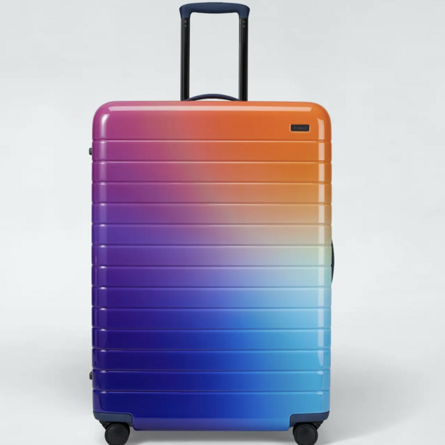 Large travel suitcase